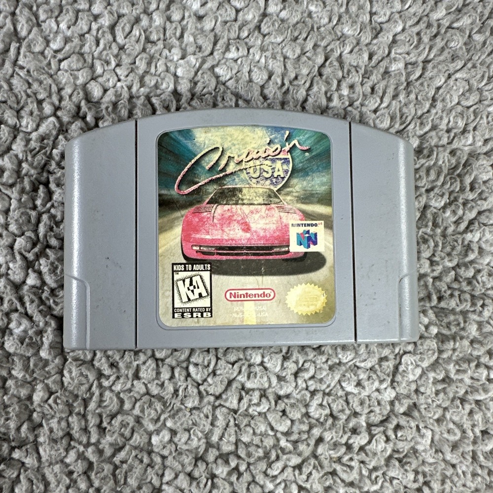 Cruis'n USA 1996 Nintendo 64 N64 Authentic Game Cartridge
